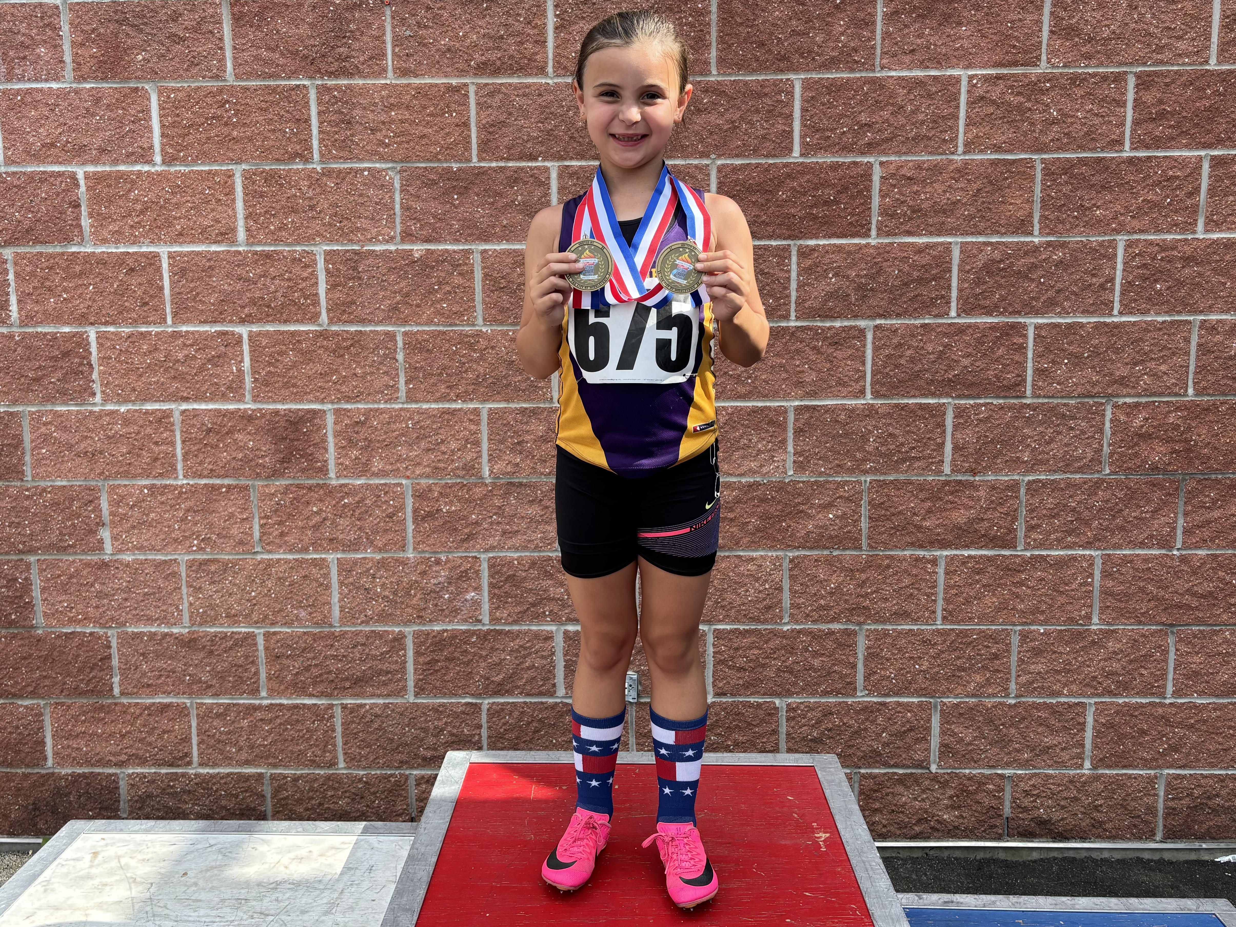 Two golds at the Nutmeg Games